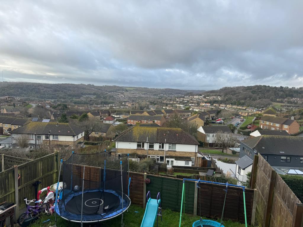Lot: 156 - FREEHOLD INVESTMENT - THREE-BEDROOM SEMI-DETACHED HOUSE - View from bedroom 2